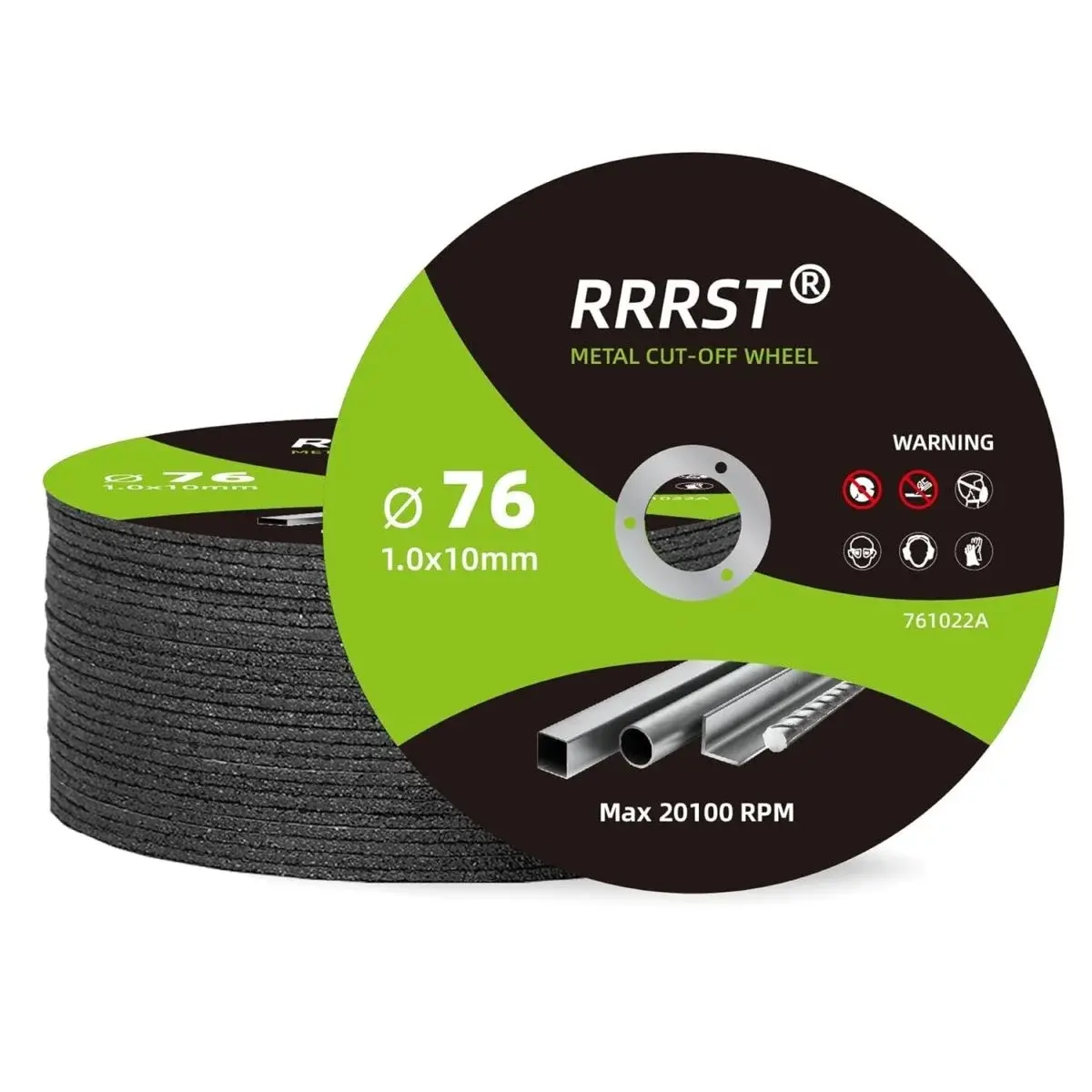 Řezný kotouč na kov RRRST 761010A 76 × 1,0 × 10 mm - 1 ks