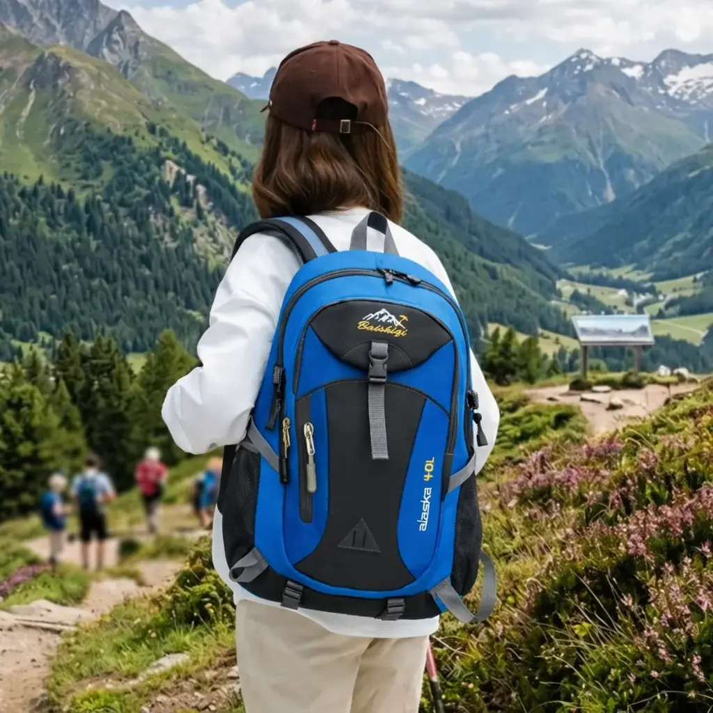 VERK Lehký odolný batoh na turistiku 40L -