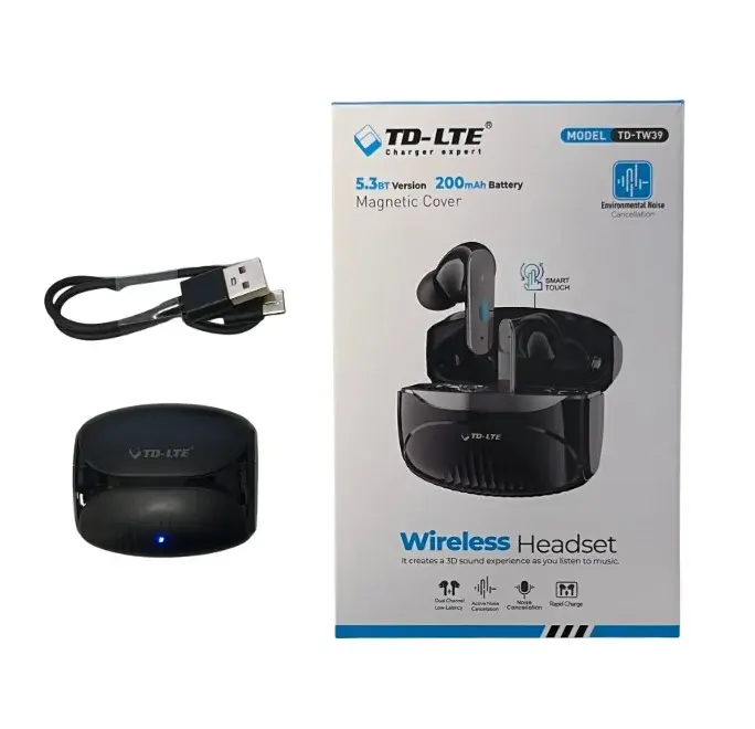 Bezdrátová sluchátka TD-LTE TD-TW39 - černá