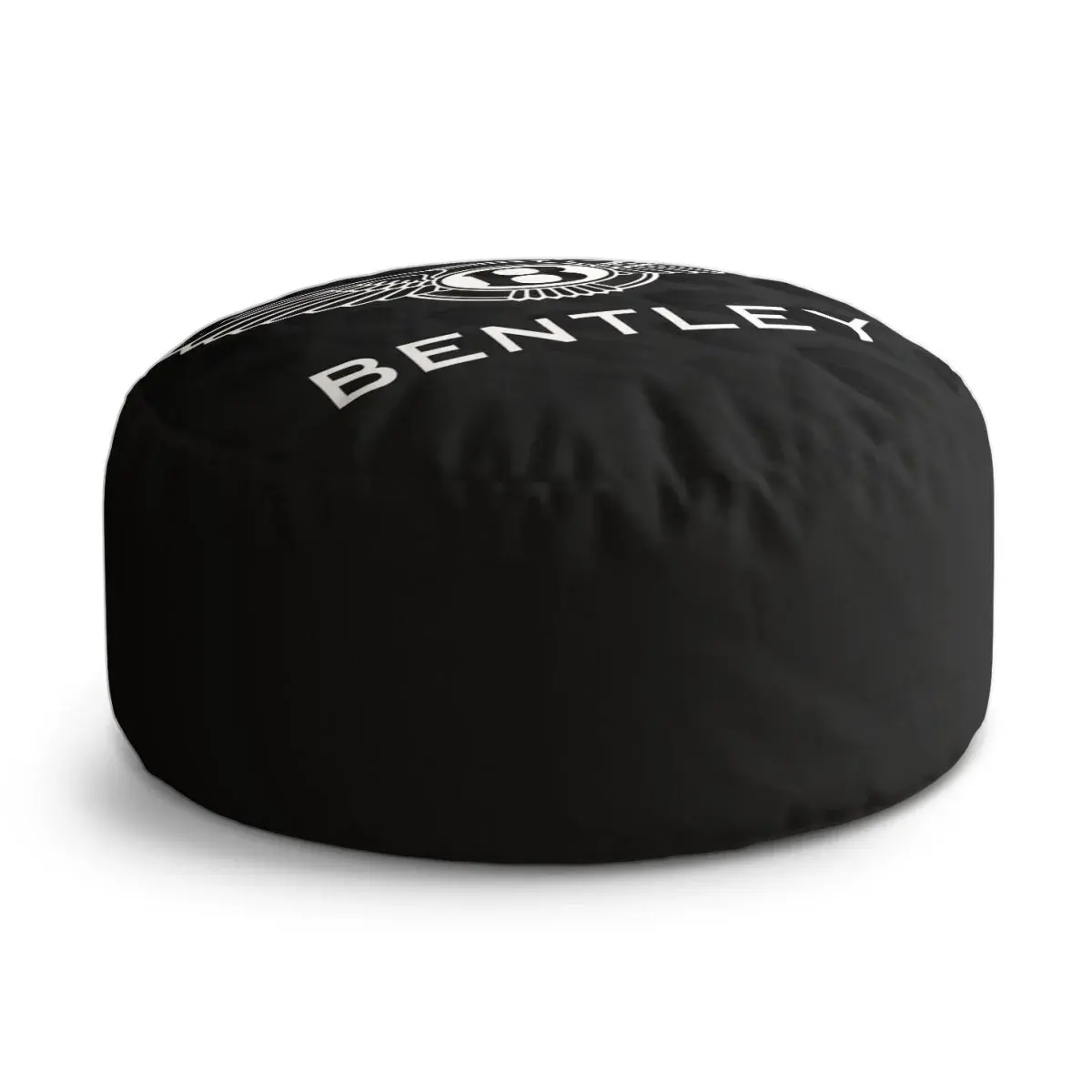 Taburet Circle Logo Bentley Černý: 38x48 cm