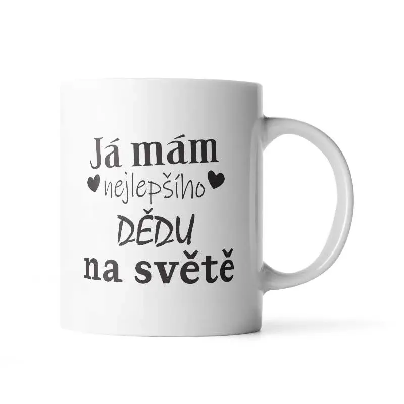 Hrnek Já mám nejlepšího dědu na světě - 330 ml - standard