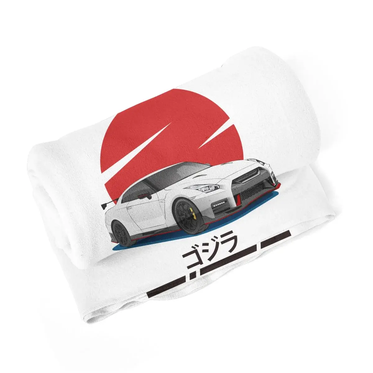 Deka Nissan GTR 35 Japonské slunce - 150x120 cm