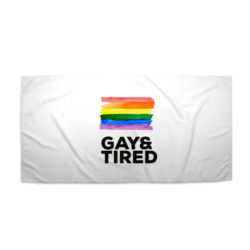 Ručník GAY &amp; TIRED - 70x140 cm