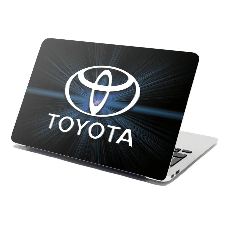 Samolepka na notebook Toyota Blue Glow - 38x26 cm