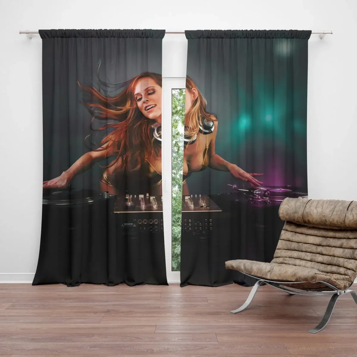 Závěs DJka: 2ks 140x250cm