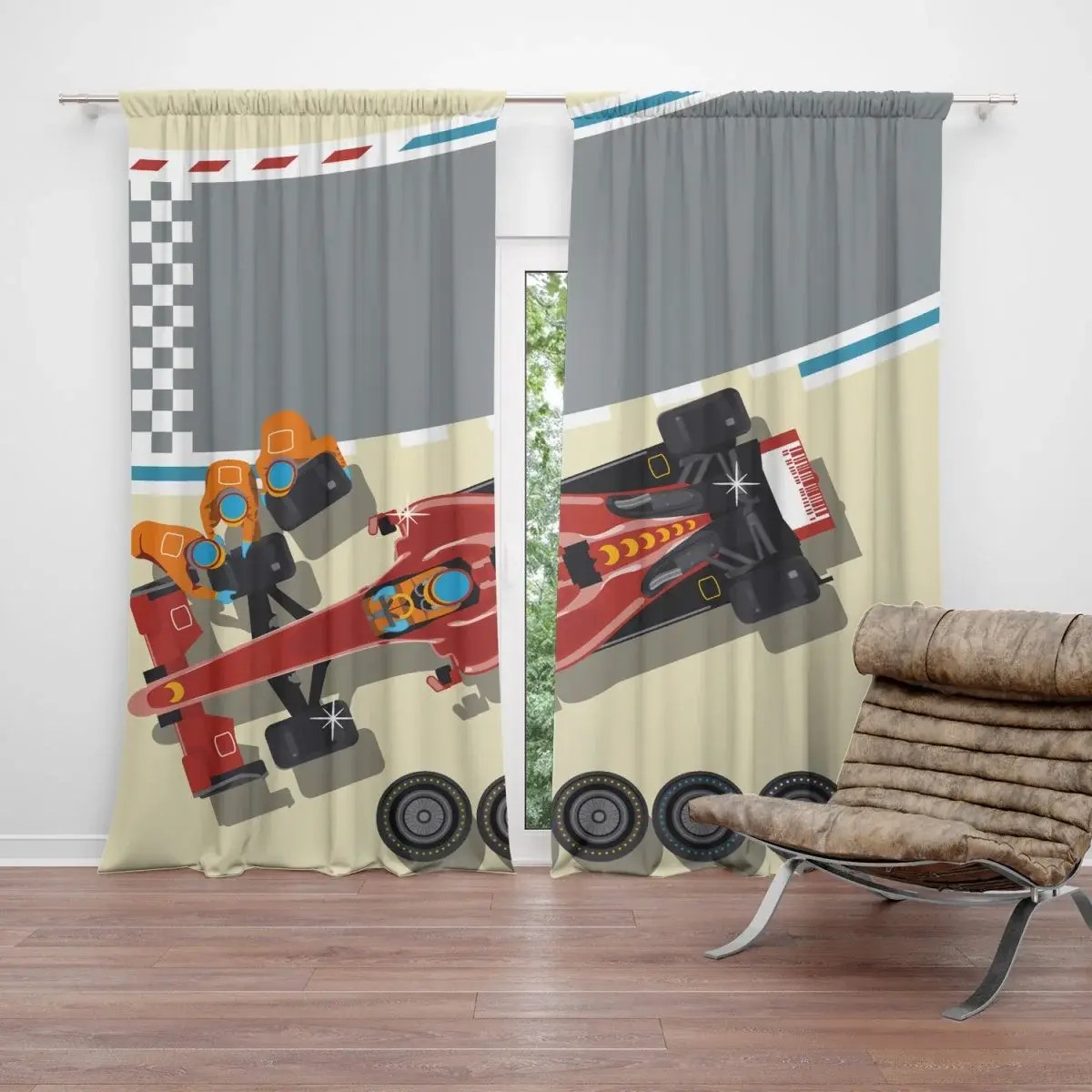 Závěs Formule: 2ks 140x250cm
