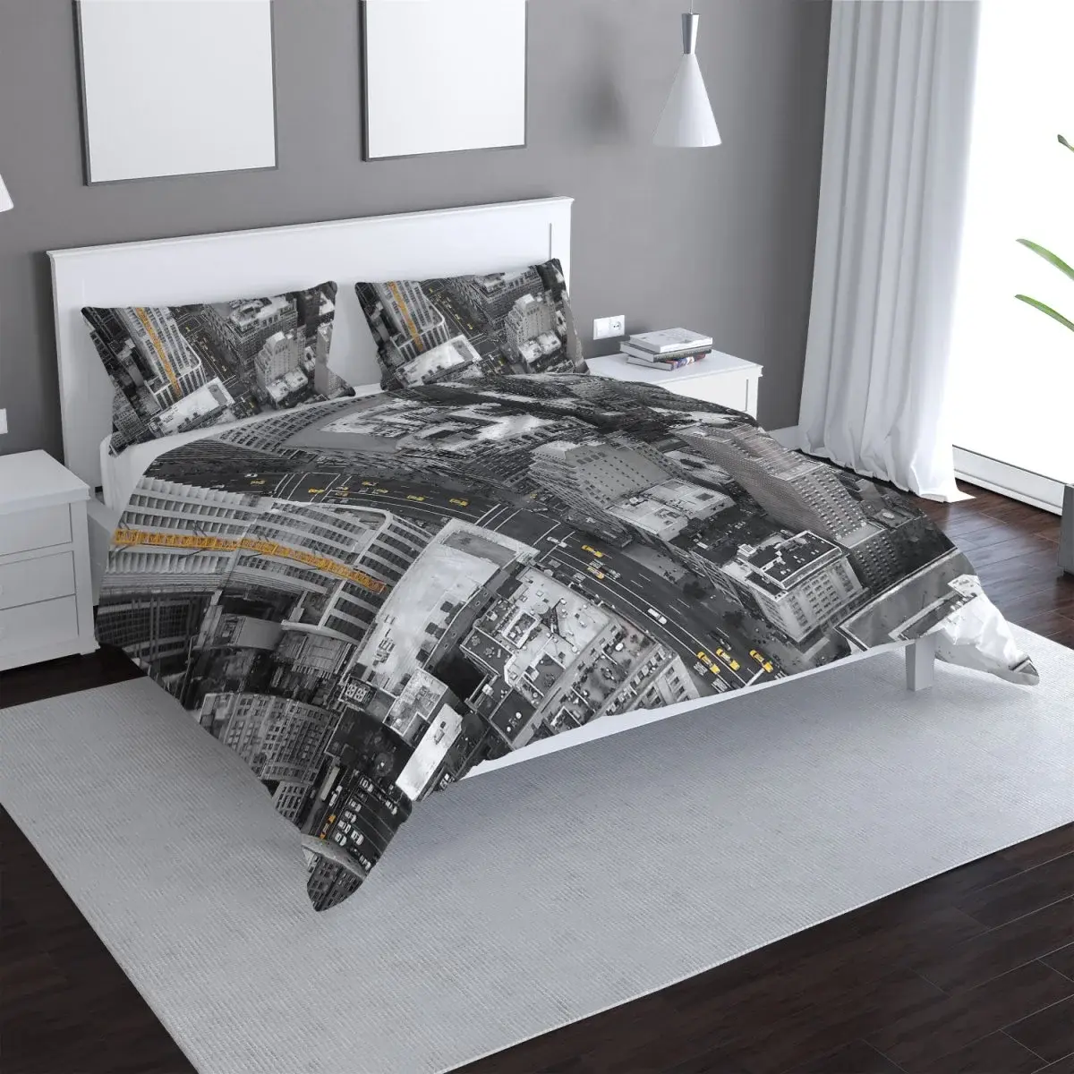 Povlečení Pokled z mrakodrapu - 140x220 / 90x70