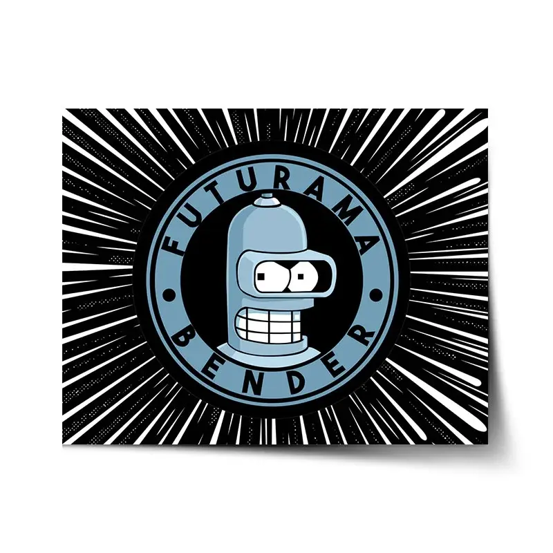 Plakát Futurama Bender Vesmír - 60x40 cm