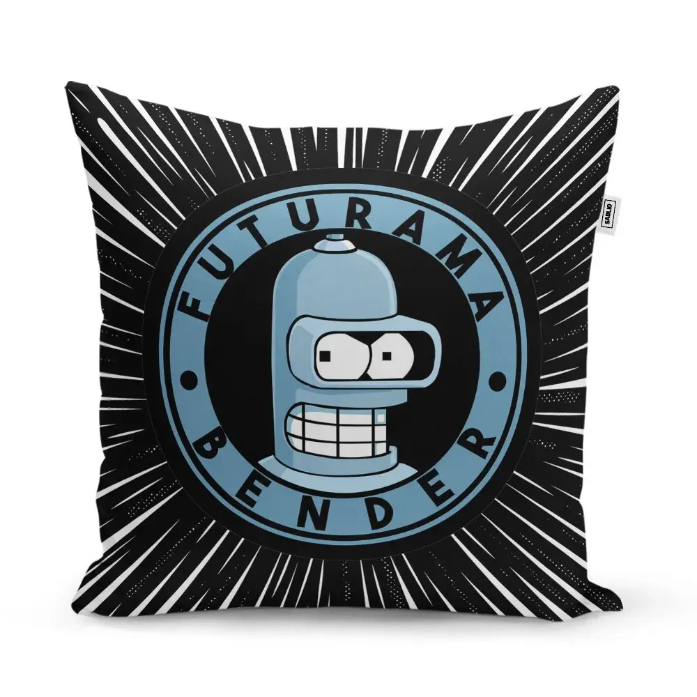 Polštář Futurama Bender Vesmír - 60x60 cm