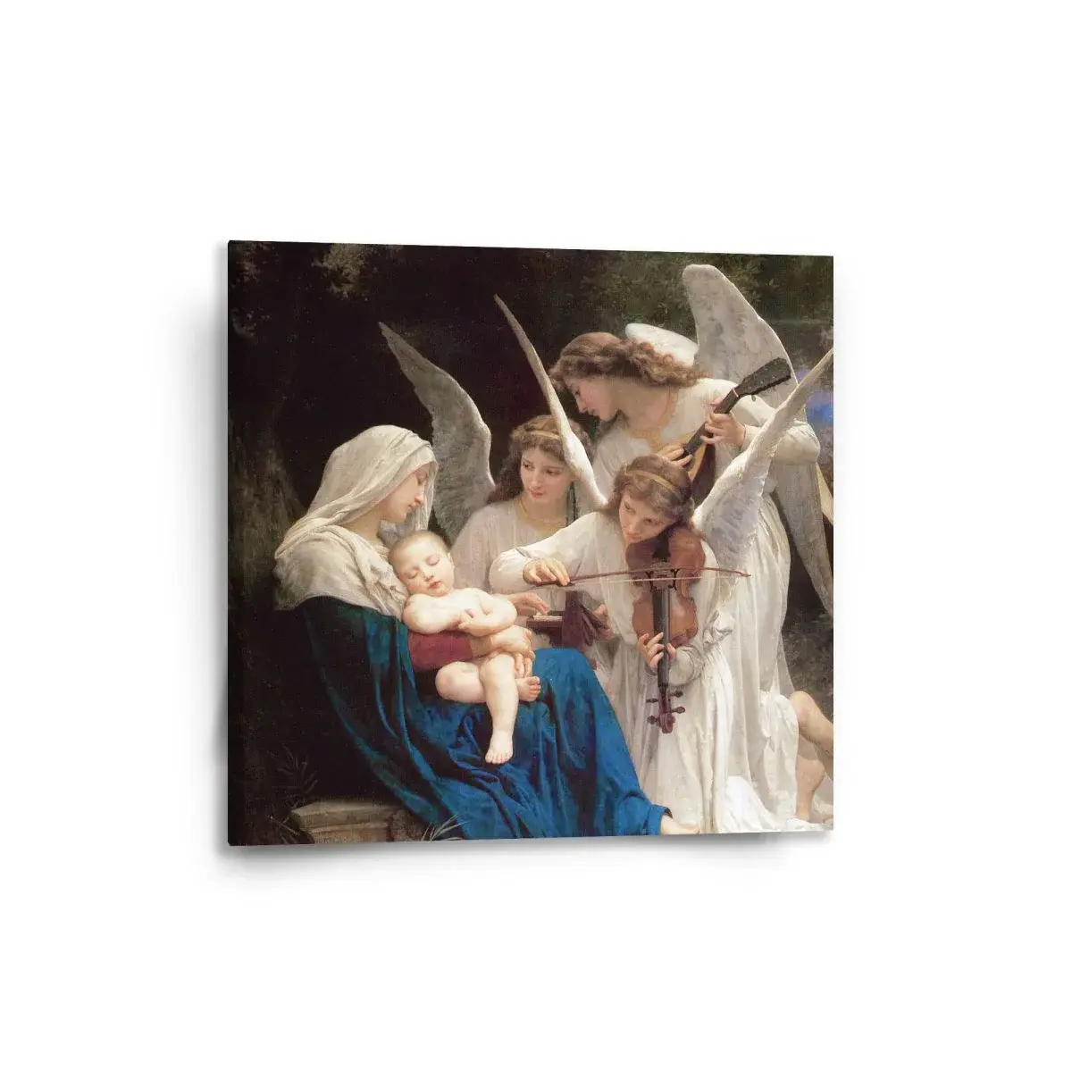Obraz Panna s anděly - William-Adolphe Bouguereau - 50x50 cm