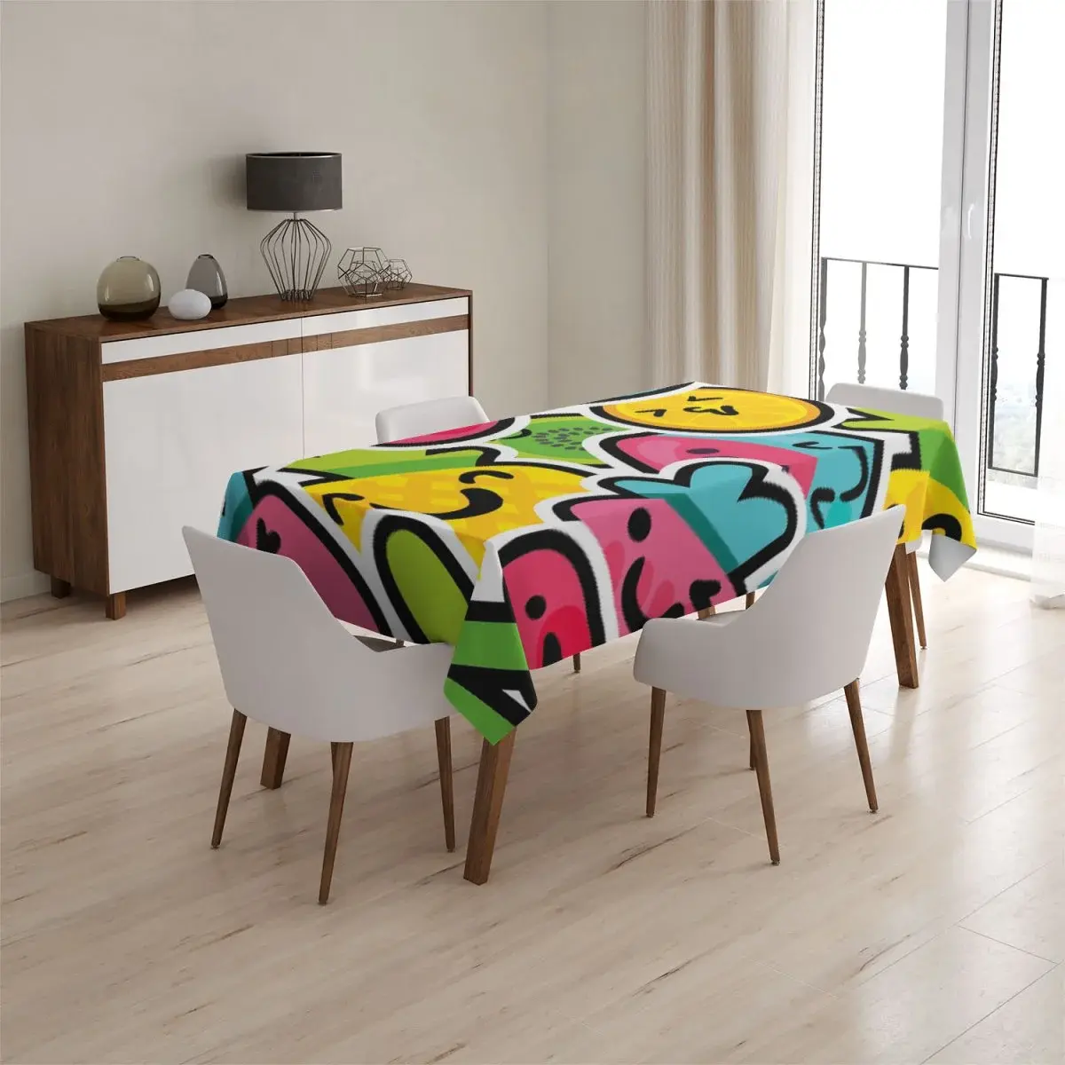 Ubrus Veselé ovoce - 130x130 cm