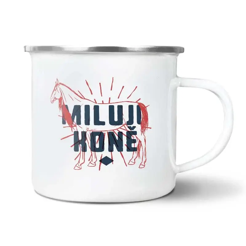 Plecháček Miluji koně: 300 ml