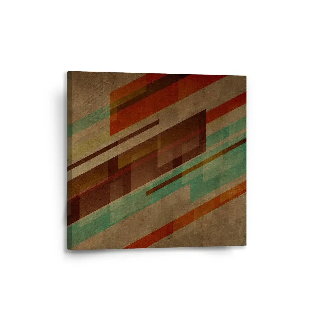 Obraz Hnědá abstrakce - 50x50 cm