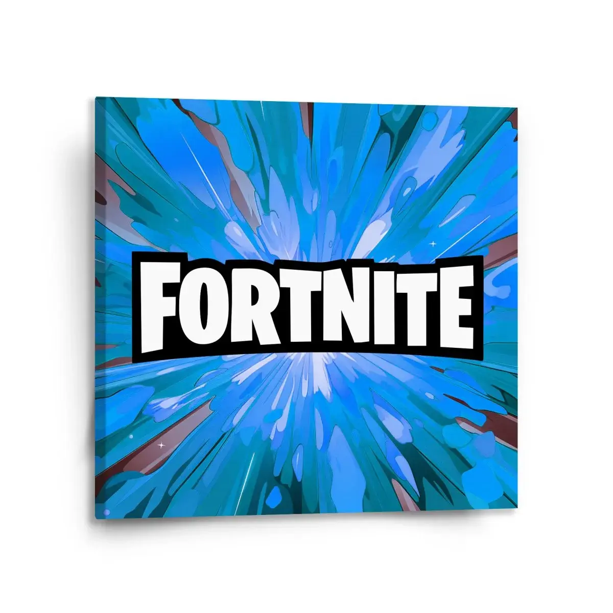Obraz FORTNITE modrá - 110x110 cm