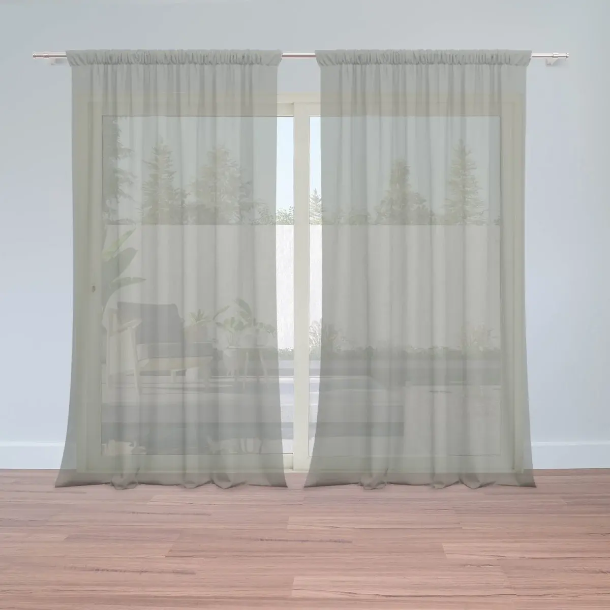 Záclony Prairie Dust: 2ks 150x250cm