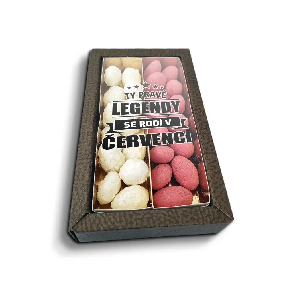Mandle v čokoládě Ty pravé legendy se rodí v červenci - 2x 80g