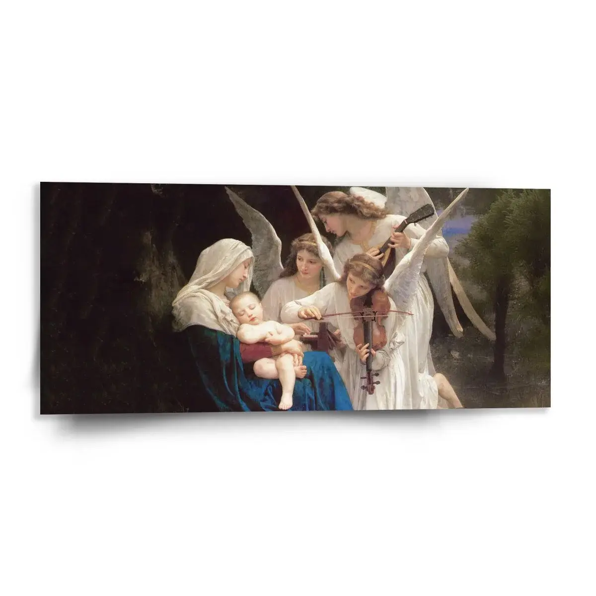 Obraz Panna s anděly - William-Adolphe Bouguereau - 110x50 cm