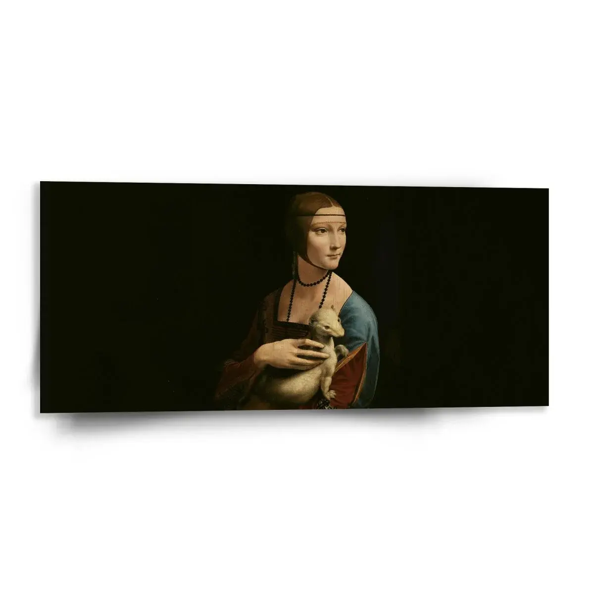 Obraz Dáma s hranostajem - Leonardo da Vinci - 110x50 cm
