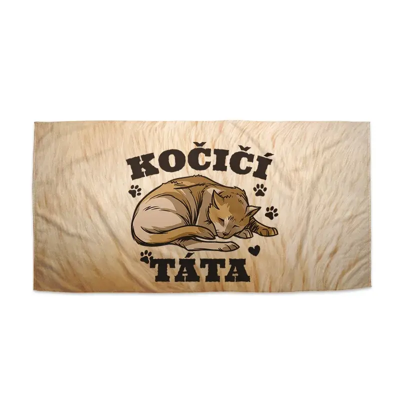 Ručník Kočičí táta - 30x50 cm
