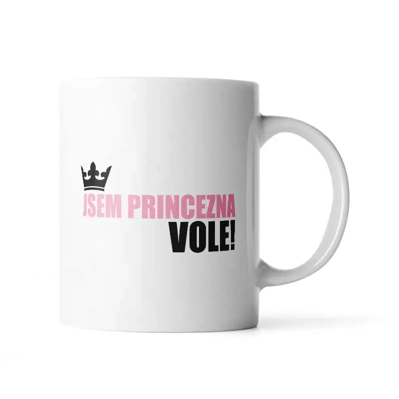 Hrnek Jsem princezna, vole! - 200 ml - espresso
