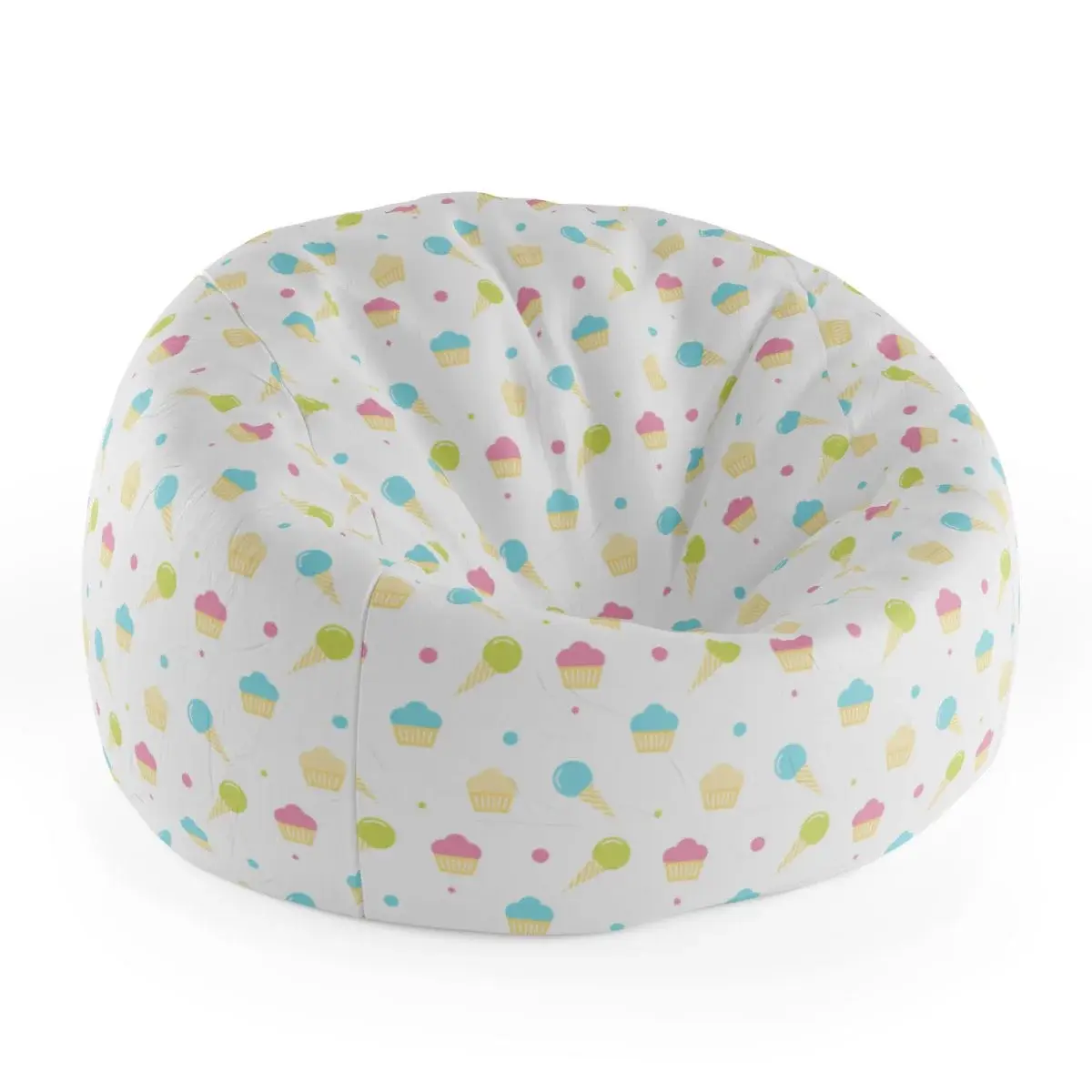 Sedací vak Cocoon Zmrzlinky s muffiny - 115 x 75 x 45 cm
