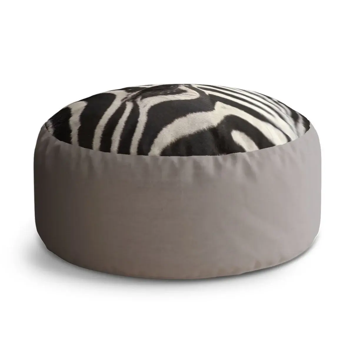 Taburet Circle Detail zebra: 38x48 cm