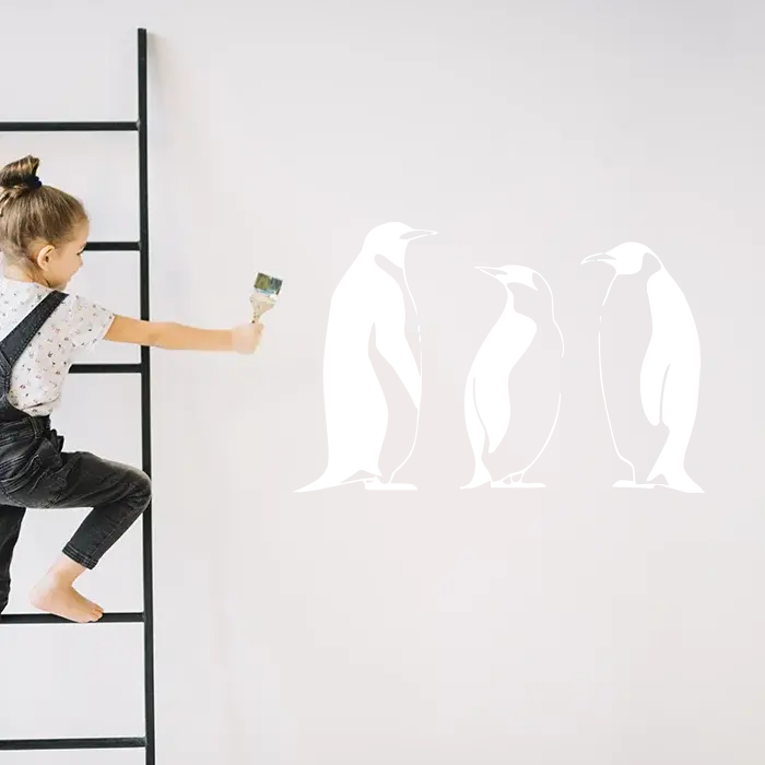 Samolepka na zeď: Tučňáci