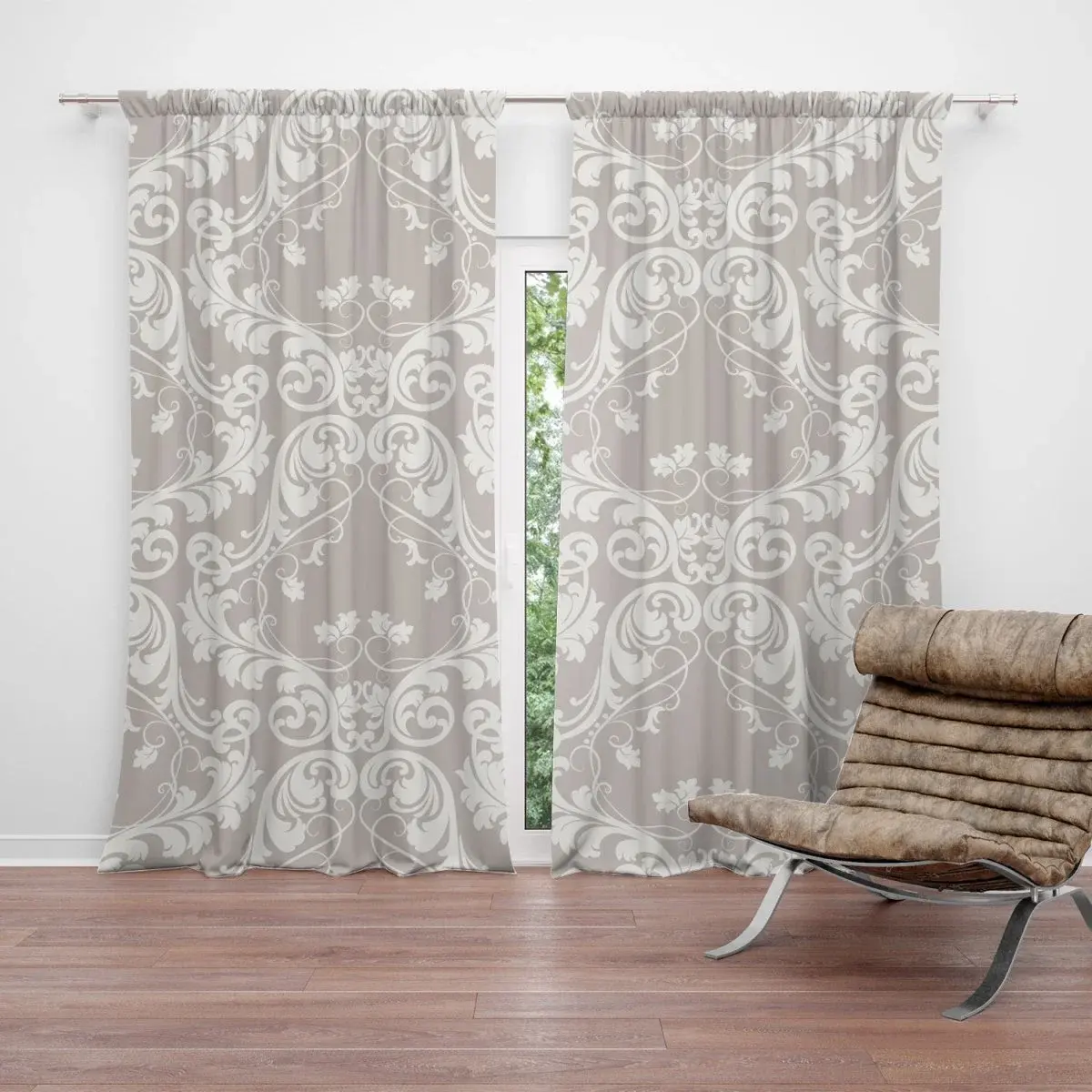 Závěs Secesní noblesa: 2ks 140x250cm