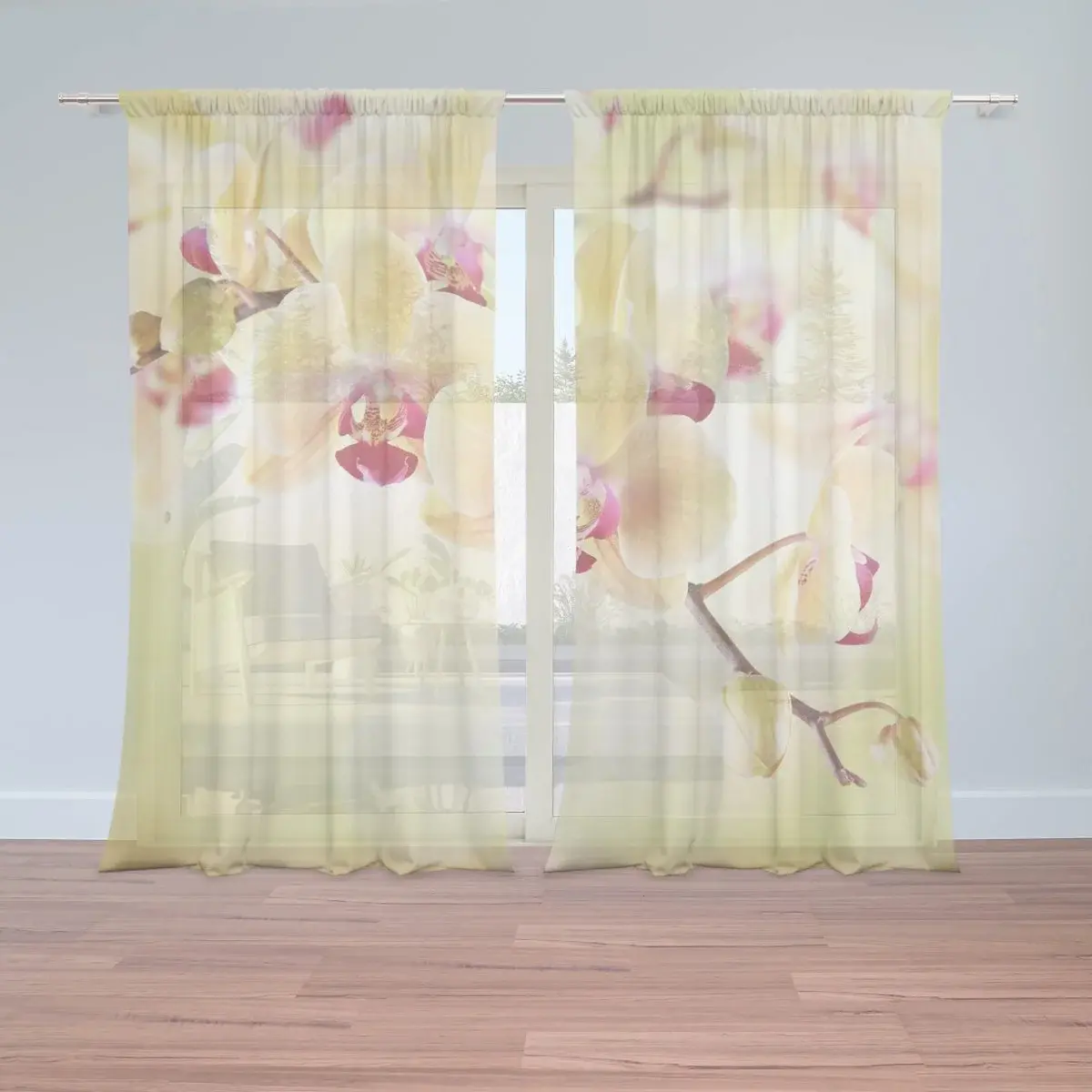 Záclony Orchidej 2: 2ks 150x250cm