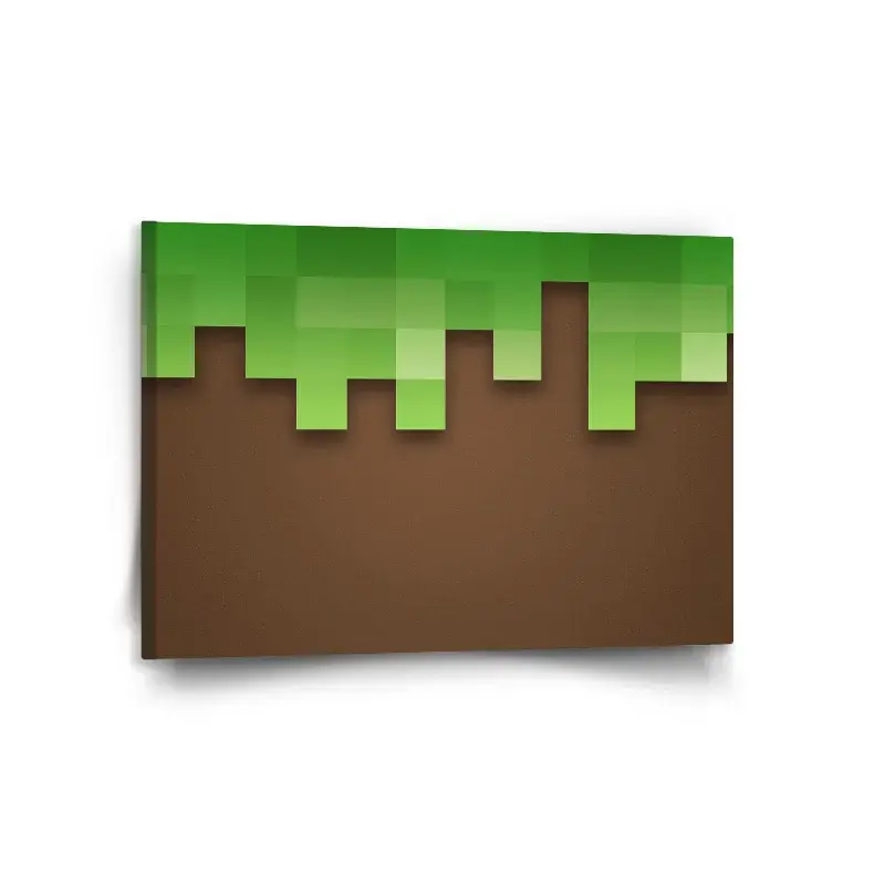 Obraz Green Blocks - 120x80 cm