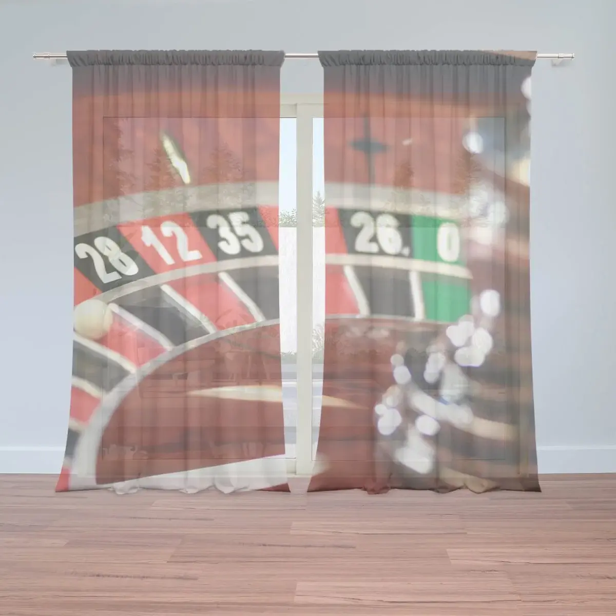 Záclony Ruleta: 2ks 150x250cm