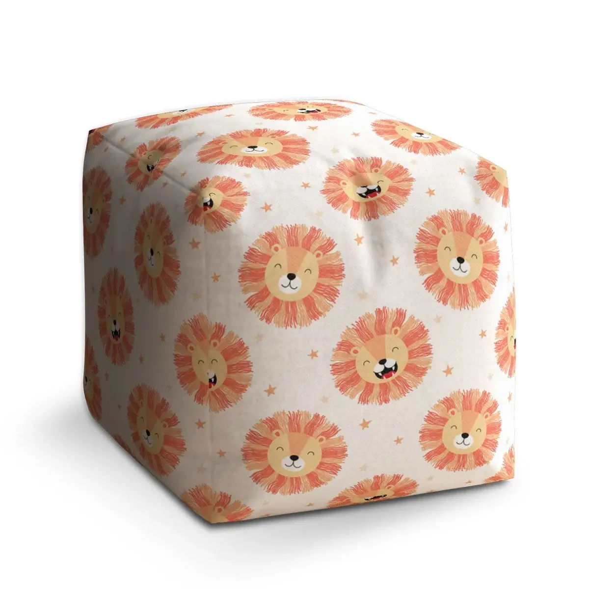 Taburet Cube Lvíčci - 40x40x40 cm