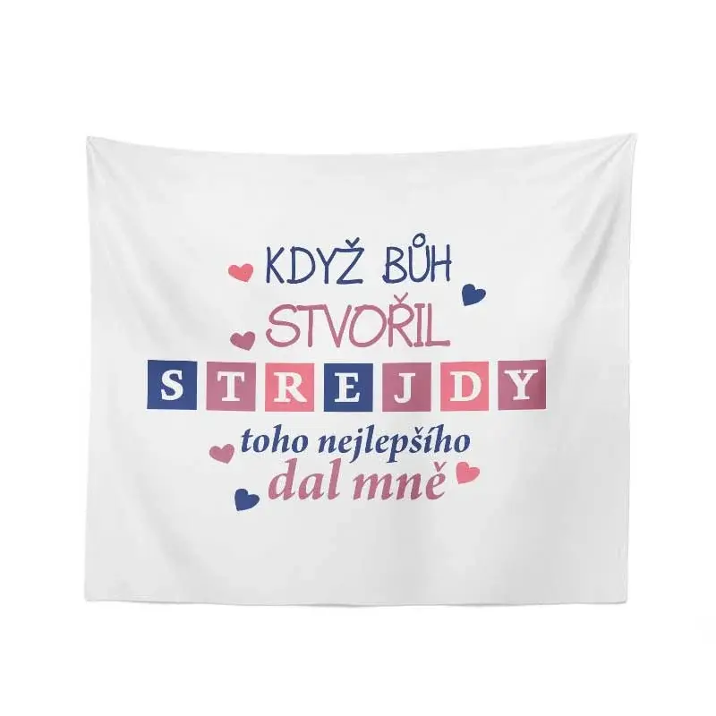 Deka Když Bůh stvořil strejdy: 150x120 cm