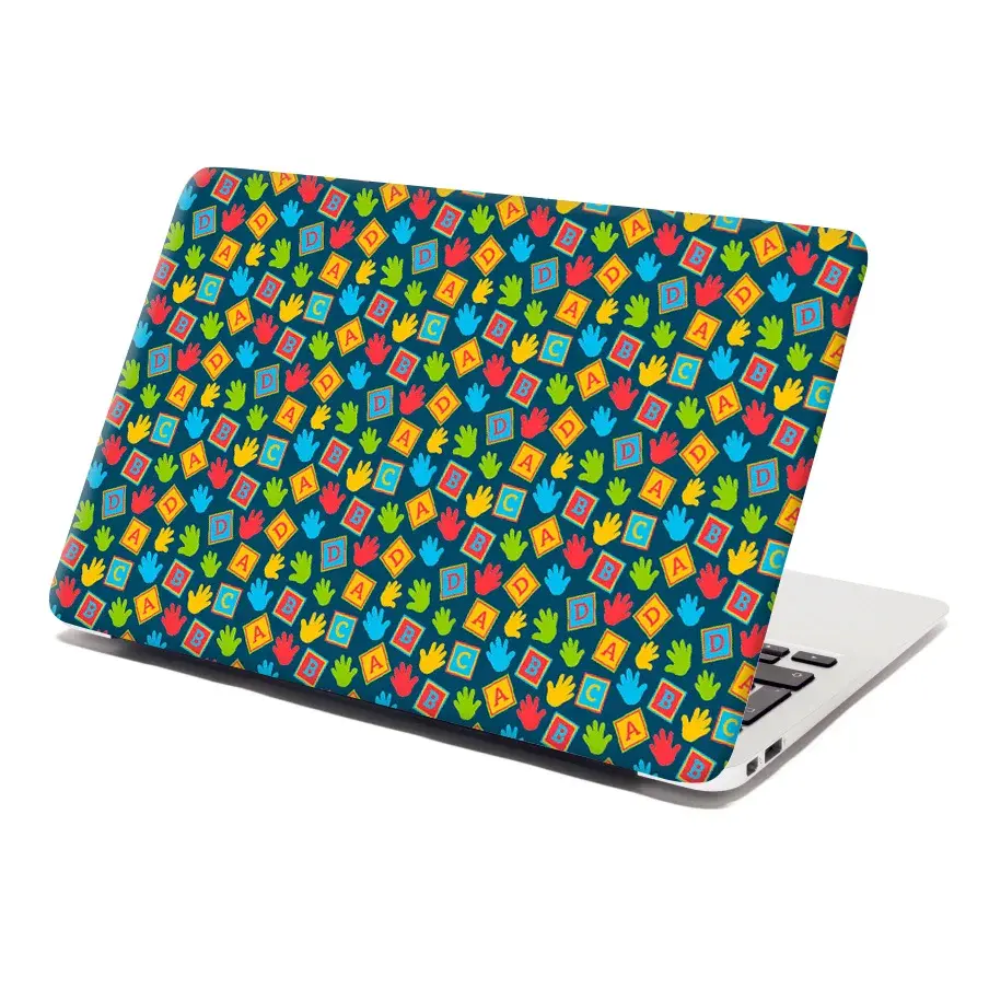 Samolepka na notebook ABC - 29x20 cm