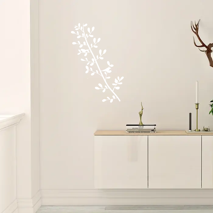 Samolepka na zeď: Keřík - 24x60 cm