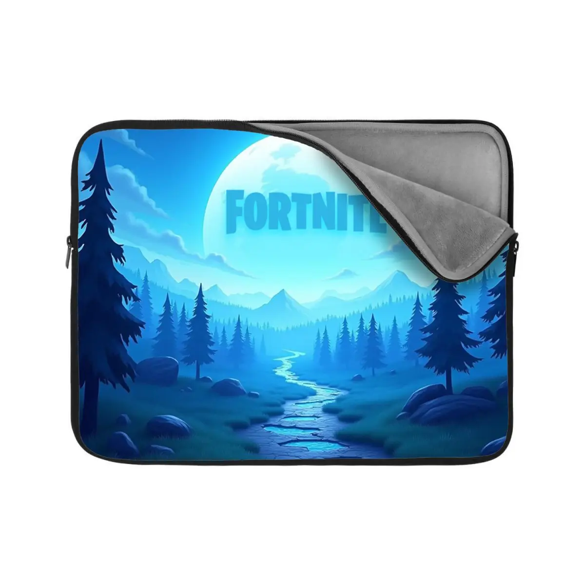 Obal na notebook FORTNITE Modré údolí s měsícem - 15,6"