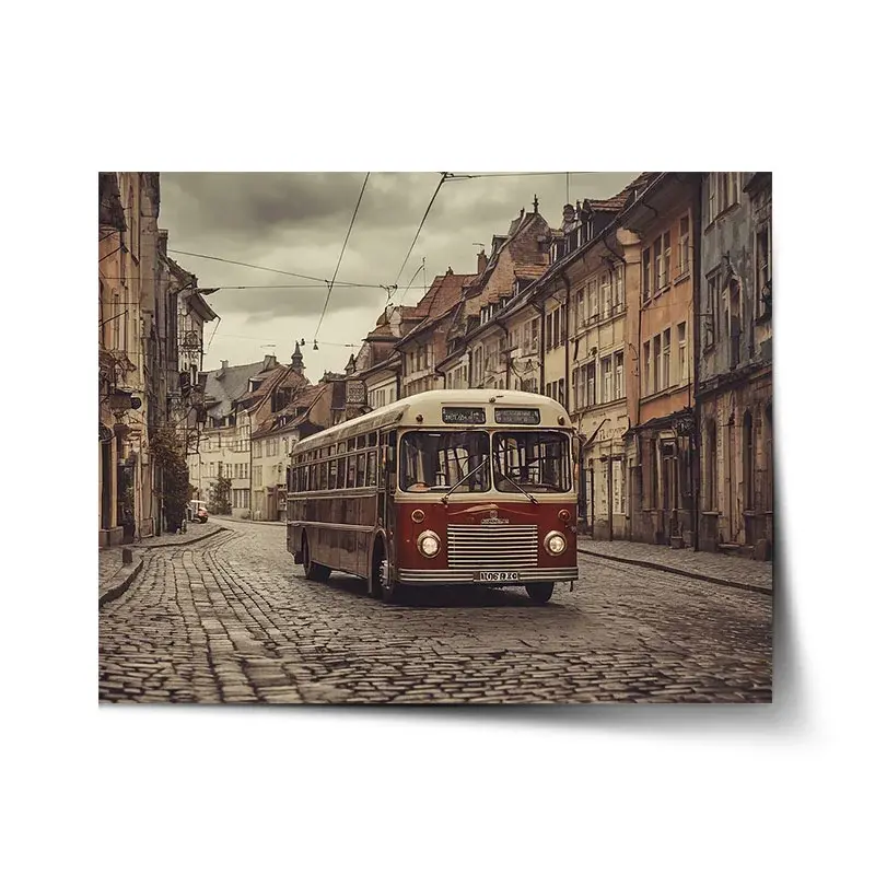 Plakát Historický autobus - 60x40 cm