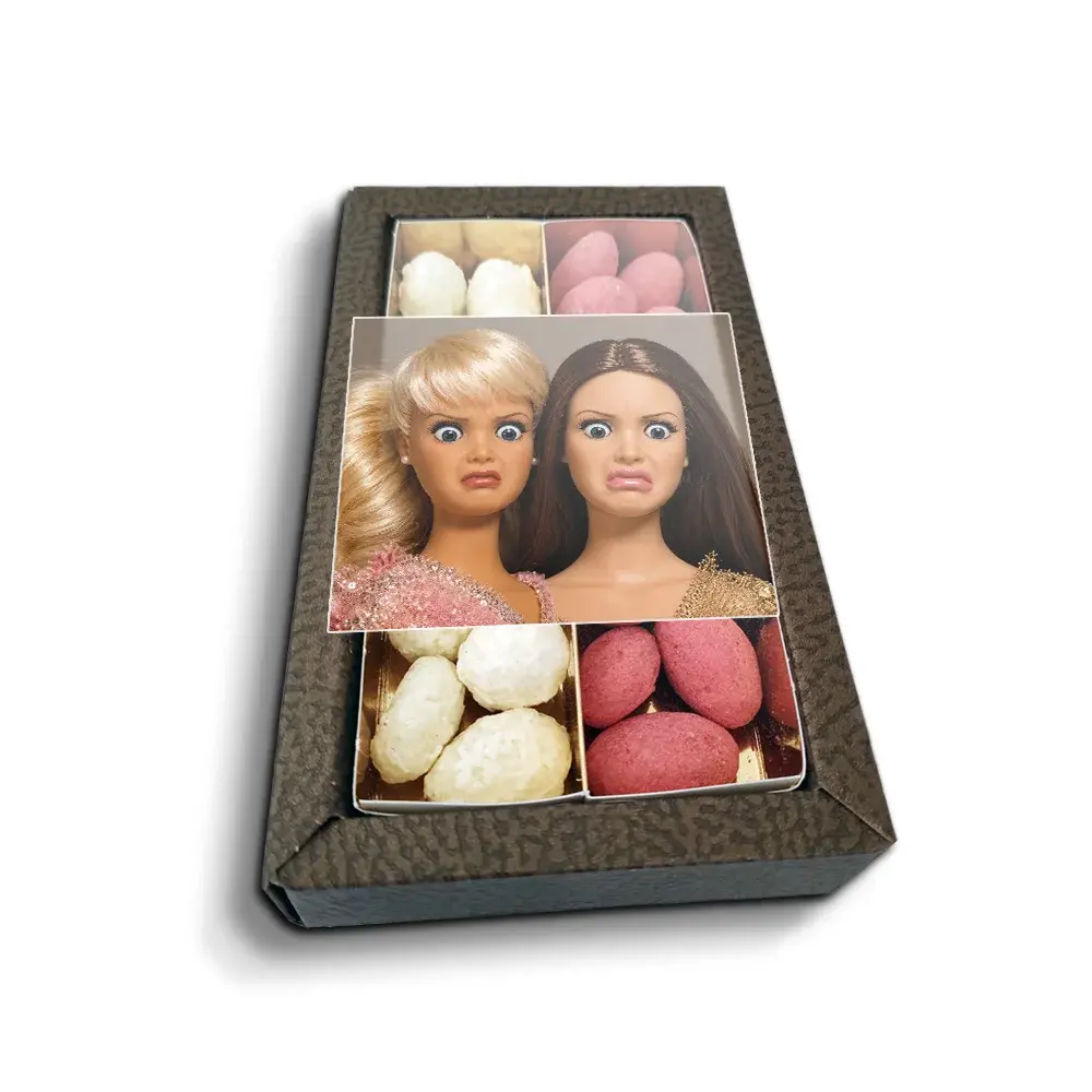 Mandle v čokoládě Šokovaná Barbie - Meme Barbie - 2x 80g