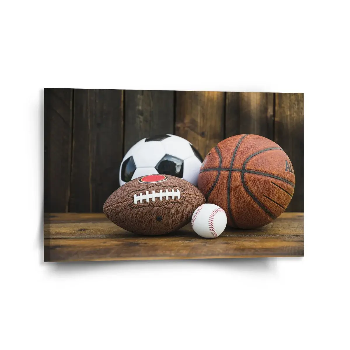 Obraz Sportovní míče - 120x80 cm