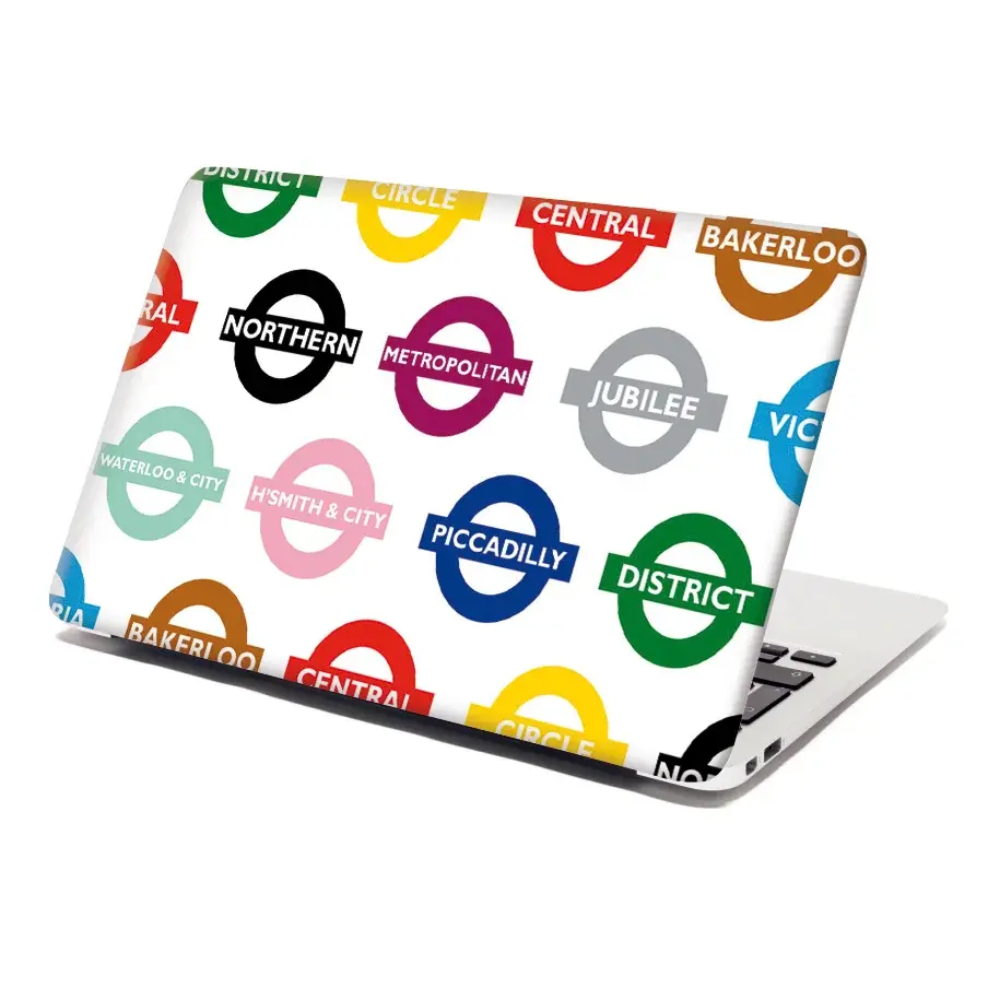 Samolepka na notebook Metro - 29x20 cm