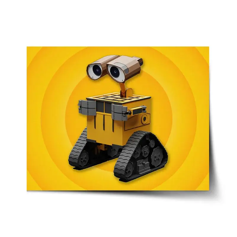 Plakát Wall-E robot Žlutý - 90x60 cm