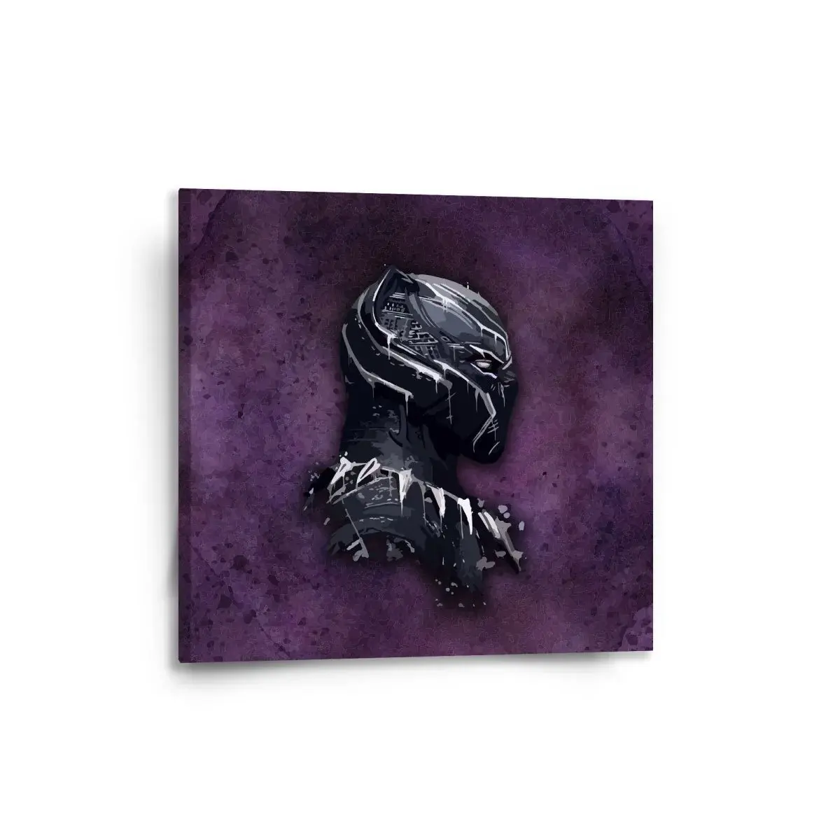 Obraz BLACK PANTHER z profilu Fialový mlhavý - 50x50 cm