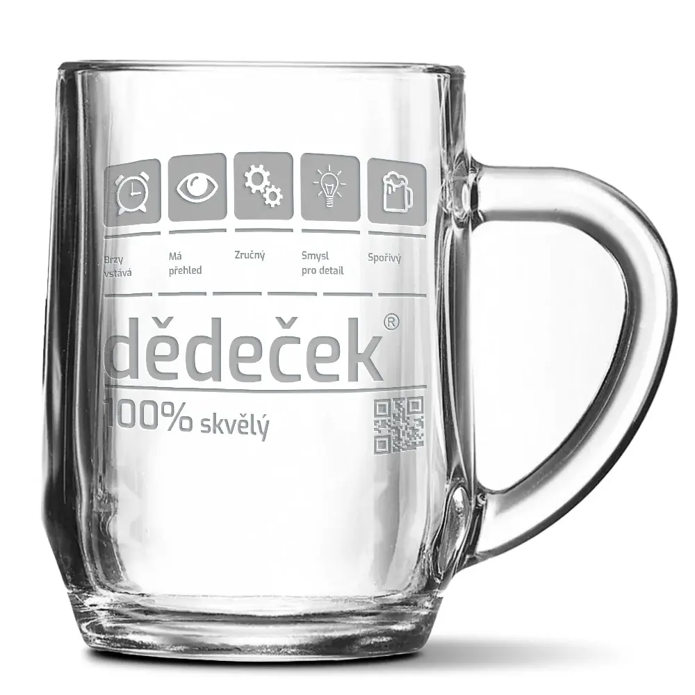 Půllitr Dědeček: 0,5
