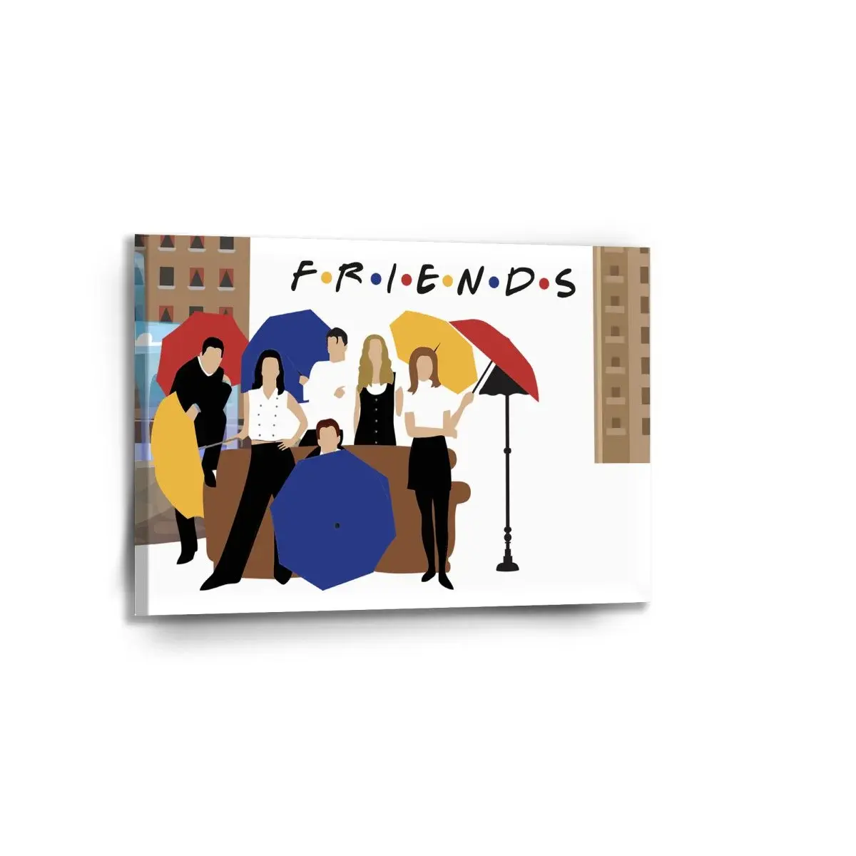 Obraz Seriál přátelé FRIENDS Gauč u fontány - 90x60 cm