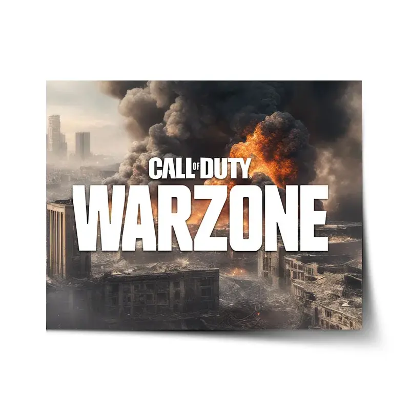 Plakát Call of Duty Warzone - město - 120x80 cm