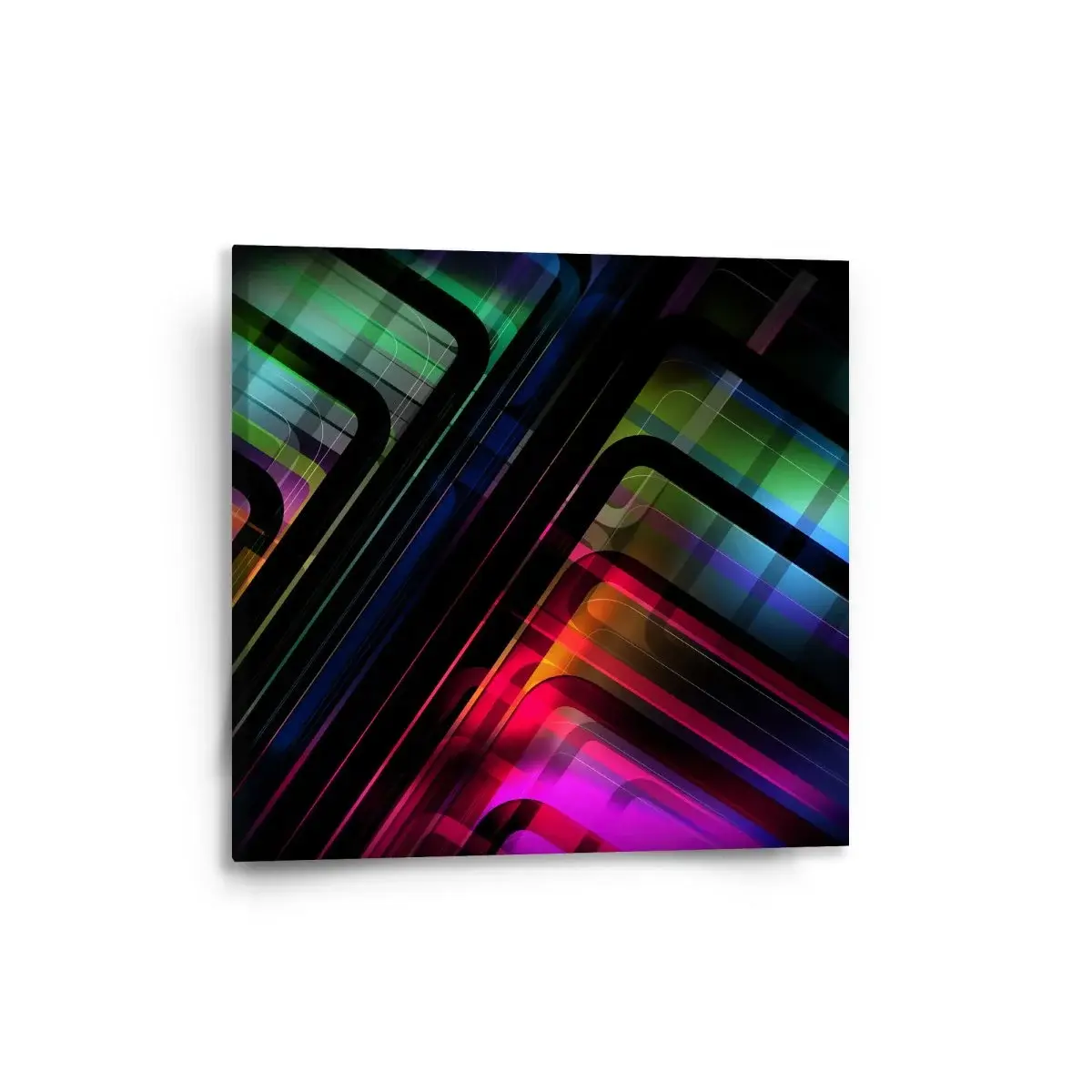 Obraz Černé pruhy - 50x50 cm