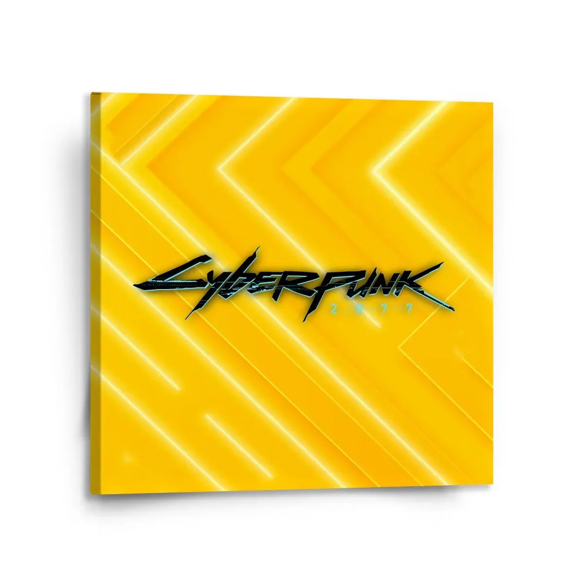 Obraz Cyberpunk 2077 Žlutý - 110x110 cm