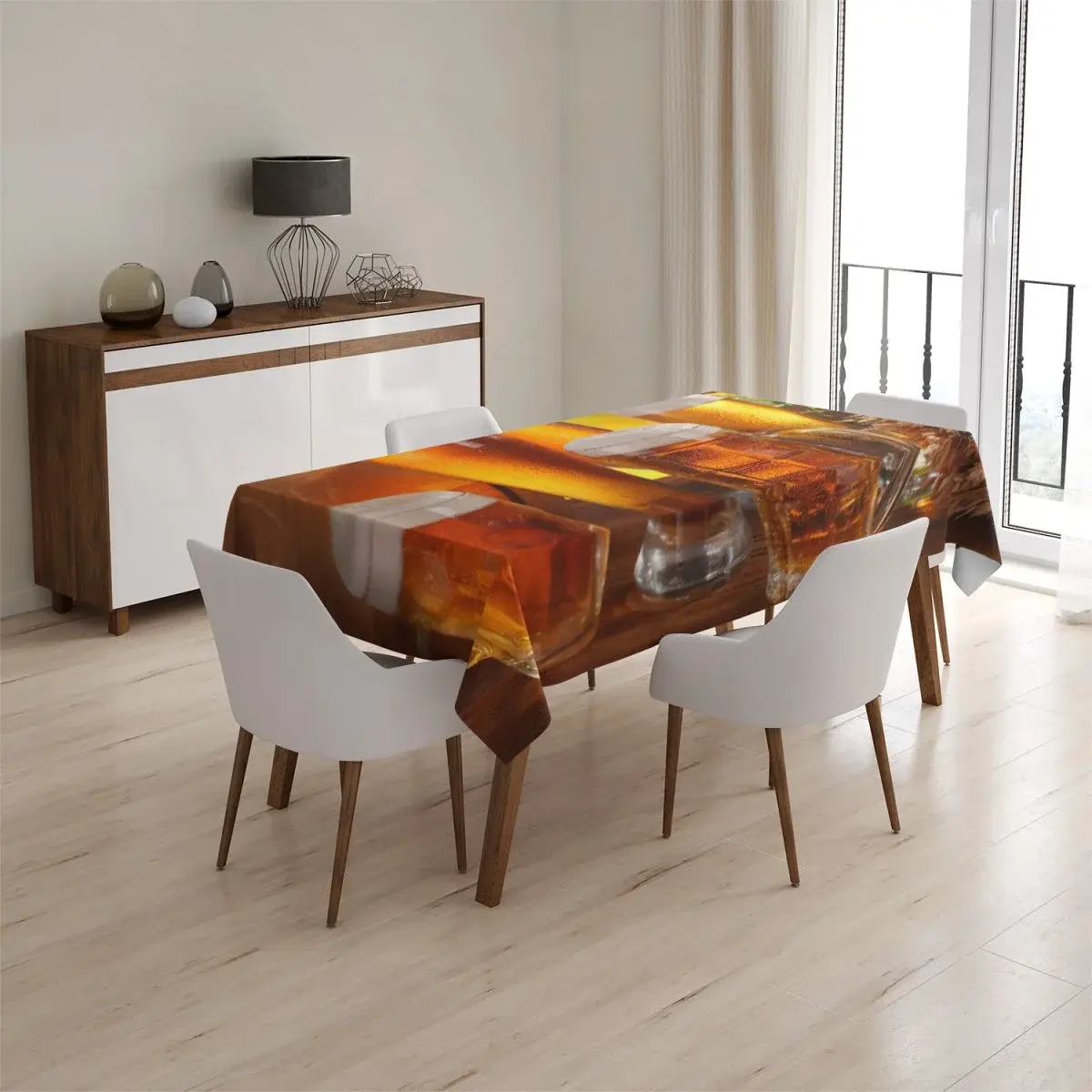 Ubrus Sklenice s pivem - 145x240 cm