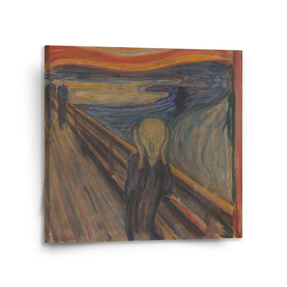 Obraz Výkřik - Edvard Munch - 110x110 cm