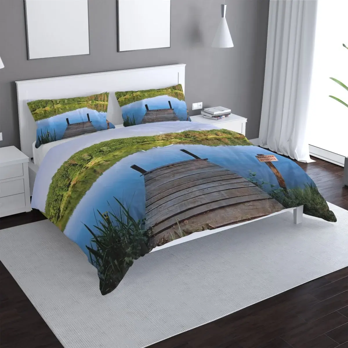 Povlečení Molo na jezeře - 140x220 / 90x70